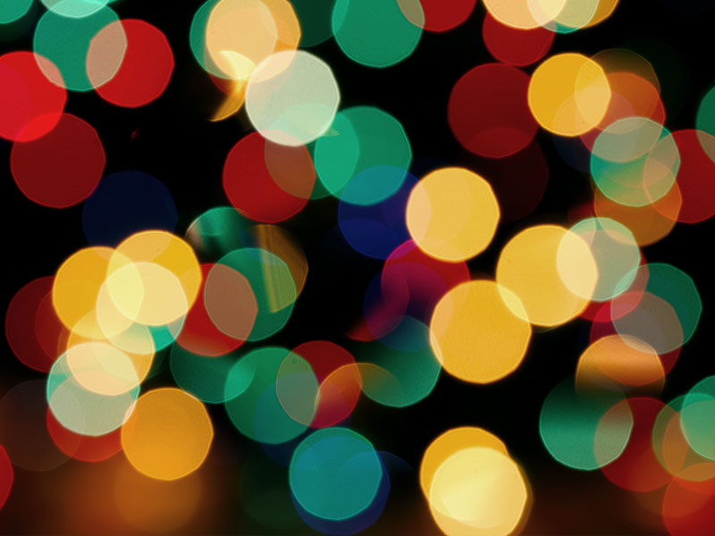 Blurred Holiday Lights